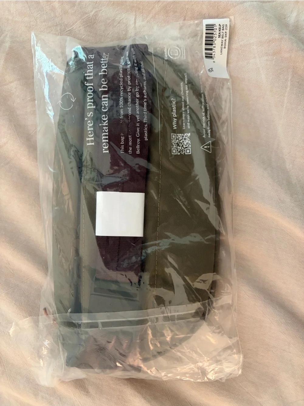 Bellroy Laneway Belt Bag - Sea Kelp - NWT